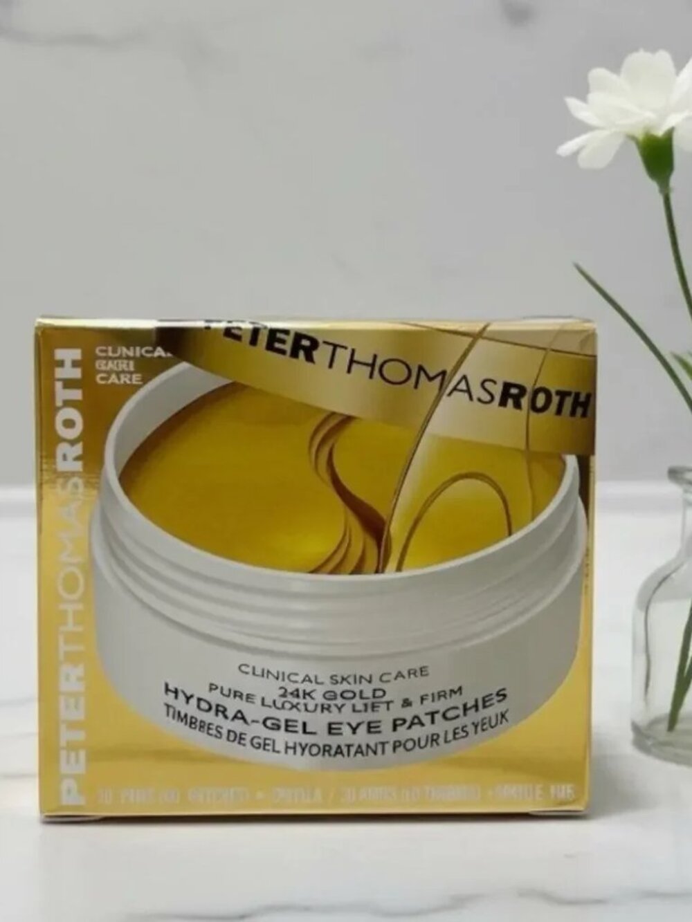 NEW IN BOX PETER THOMAS ROTH 24K GOLD HYDRA-GEL EYE PATCHES